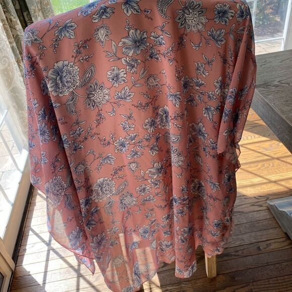 Emory Park. XL. Sheer floral kimono. Stitch fix - Picture 4 of 6